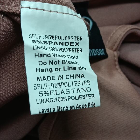 Windsor Party Dress Size Small Dusty Rose Maxi Off Shoulders - Picture 8 of 10